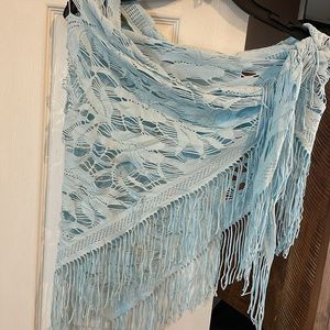 2 bamboo baby blue beach sarong